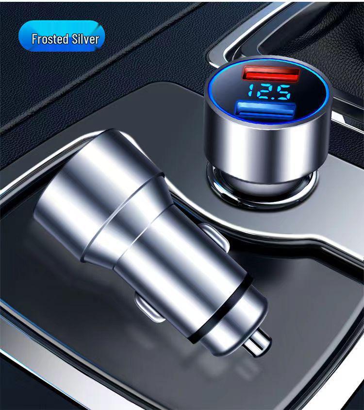 120W Dual-Flash-Schnelllade-Autoladegerät mit Digitalanzeige