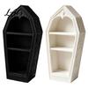 Tiered Display Stand for Crystals Gothic Coffin-Shaped Jewelry Storage Box 3D Printed Mini Casket Ring Halloween Home Decor Accessories Trinket