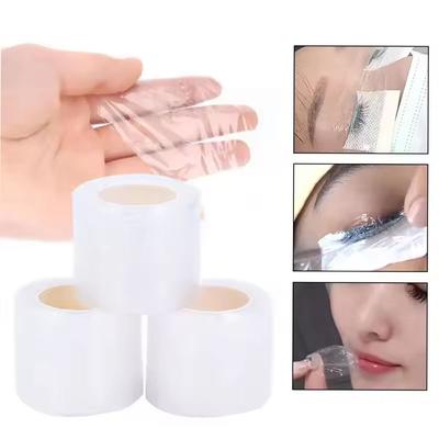 1 Rollo Microblading Tatuaje Envoltura de Plástico Transparente Película Conservante para Maquillaje Permanente Tatuaje Cejas Tatuaje Accesorios