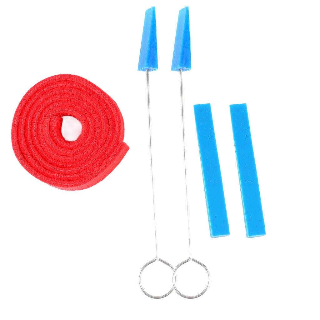 Piano Tuning Tool Kit Wool Felt Temperament Strip Triangular Rubber Mute Blocks Piano Accessories