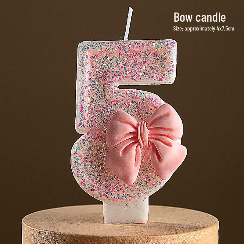 2025 Creative Lotus Birthday Number Candles for One-Year-Old Boys & Girls