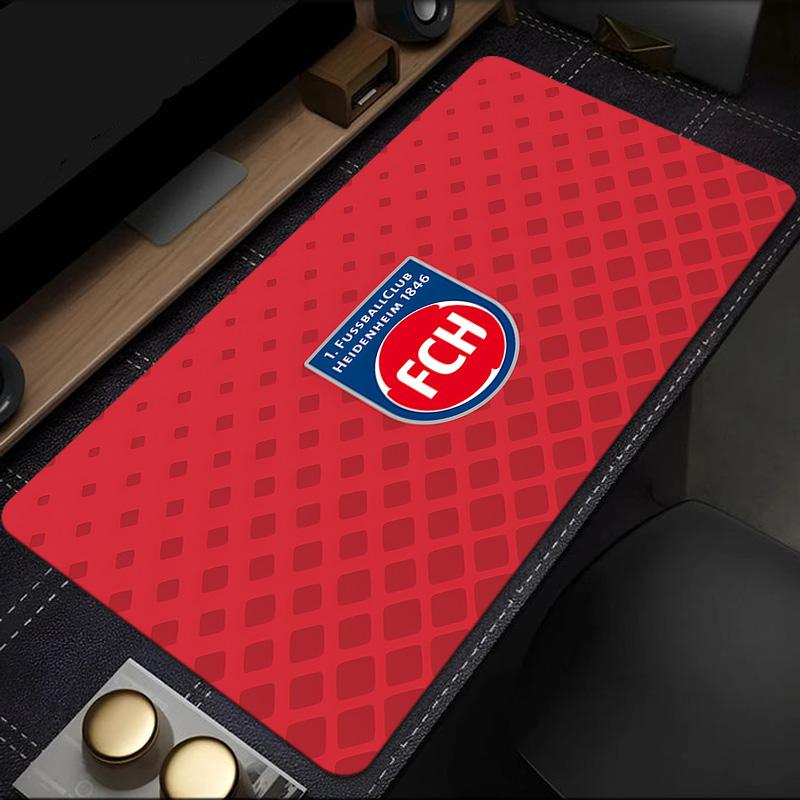 Heidenheim Crest Mouse Pad, Rubber Base, Mouse Pad for Gamers and Office Use, Gaming Desk , Easy To Clean Mat Christmas Fan Gifts