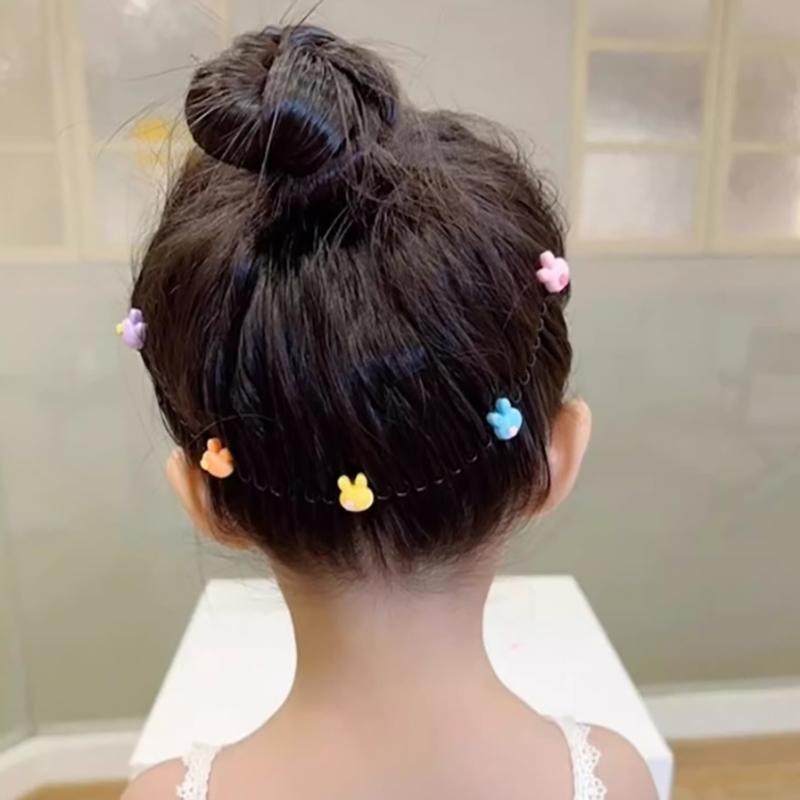 Bambini Dolce Carino Cartone Animato Pettine per Capelli Antiscivolo Pettine a Inserimento Acconciatura Accessori