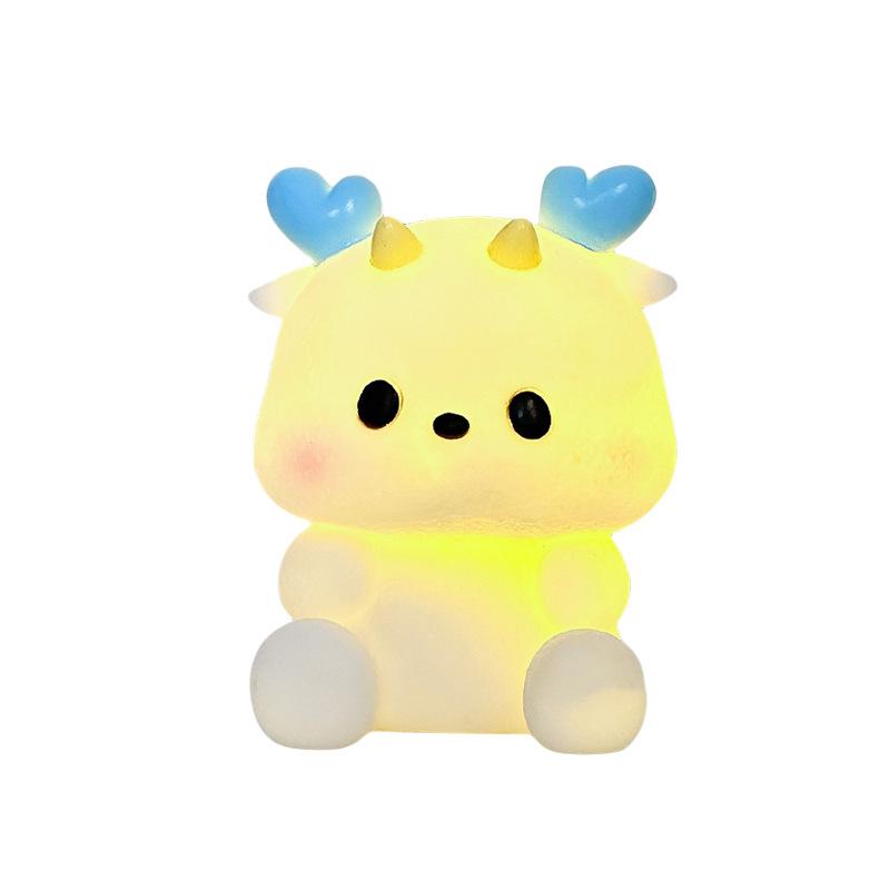 Cartoon Night LightLittle Dragon Man Night LightBedroom Bedside LightAmbient LightDesktop Decoration