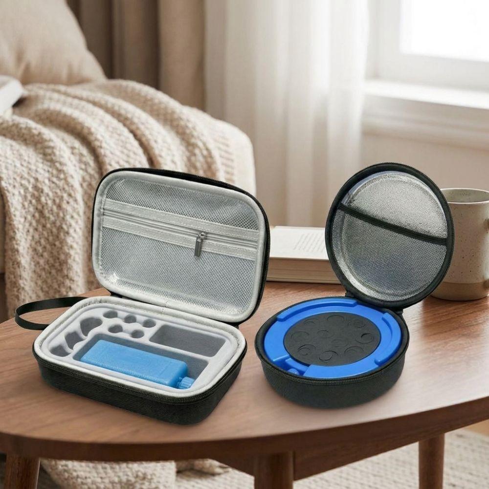 Waterproof Insulin Vial Storage Case Shockproof Dust-proof Insulin Bottle Protector Zippers Closure Wear-resistant