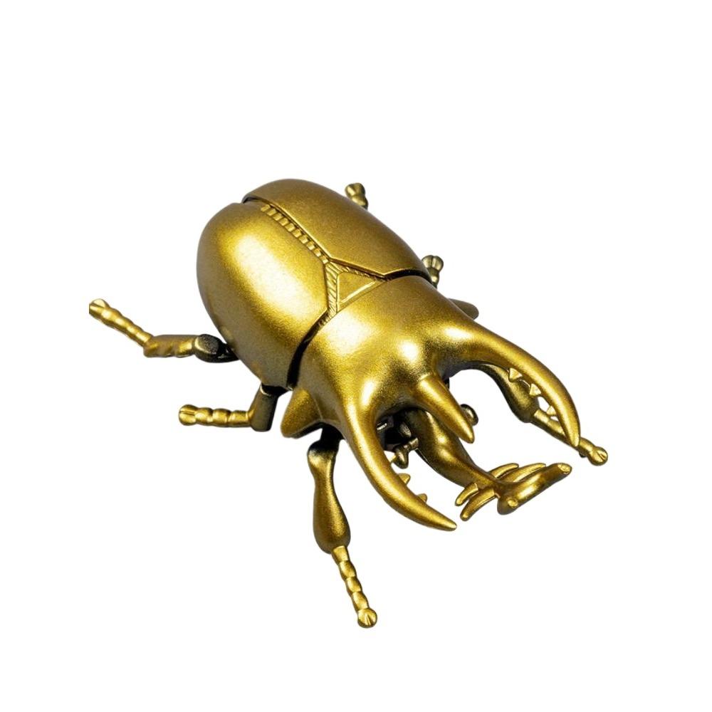 

Заводной Жук Креативный Пранкстер Анимированная Модель Насекомого Жук-Скарабей Детская Боевая Заводная Игрушка золотой