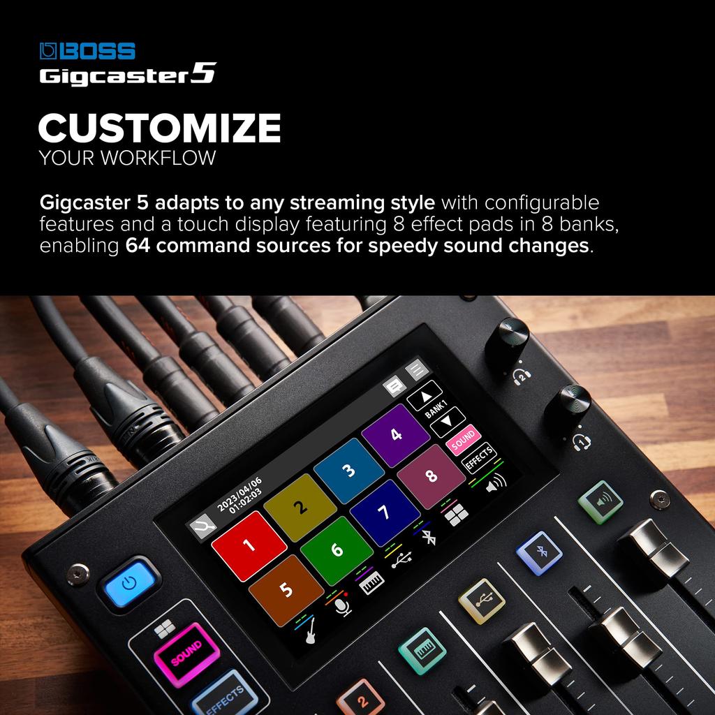 BOSS Gigcaster 5 (GCS-5) Streaming Audio Mixer