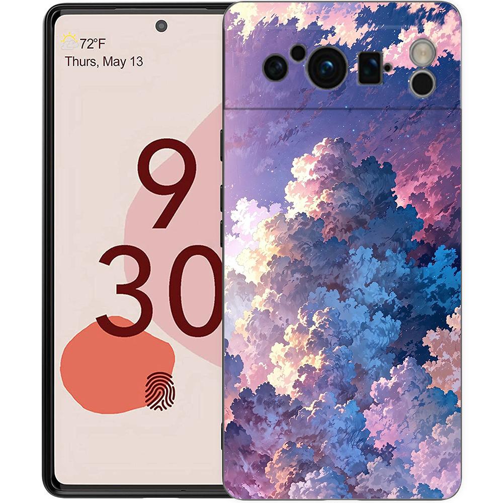 

Чехол для телефона Google Pixel 10 Pro Pixel 9 Pro XL TPU Чехол Pixel 8 Pro 9A 8A 7A 7 6A 6 Pro Покрытие модное искусство закатное сияние Pixel 7 Pro