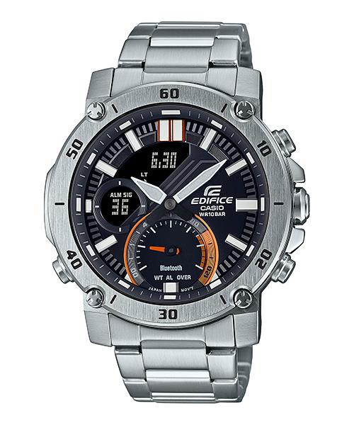 

Casio Men s Stainless Steel 100M Water Resistant Analog Quartz Watch ECB-20YD-1A чорний