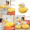 Yellow Plush Duck Toy With Short Plush Fabric Perfect For Kids And Collectors