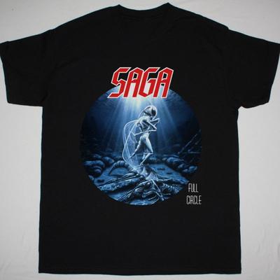 SAGA FULL CIRCLE Vintage neues T-Shirt Volle Größe EG484