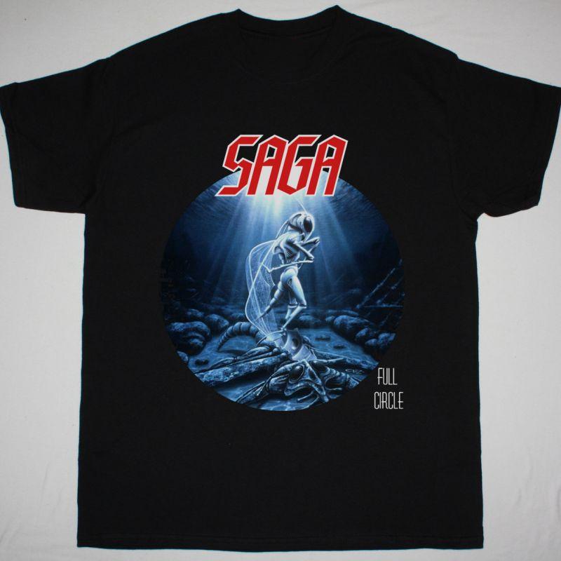 SAGA FULL CIRCLE Vintage neues T-Shirt Volle Größe EG484