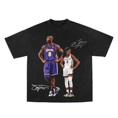 Kobe Bryant X Gigi Men's T-shirt Unisex Black Tee