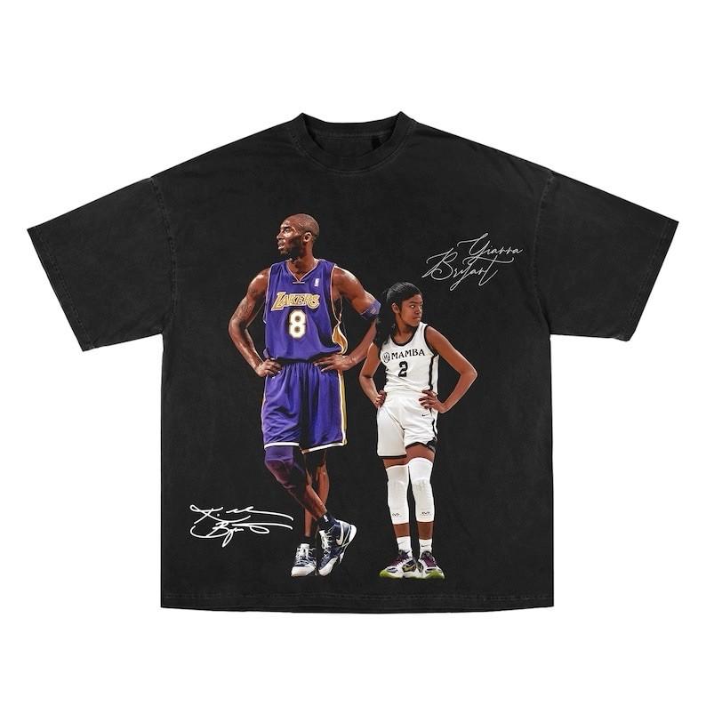 Kobe Bryant x Gigi Men s T-shirt Unisex Black Tee S разноцветный