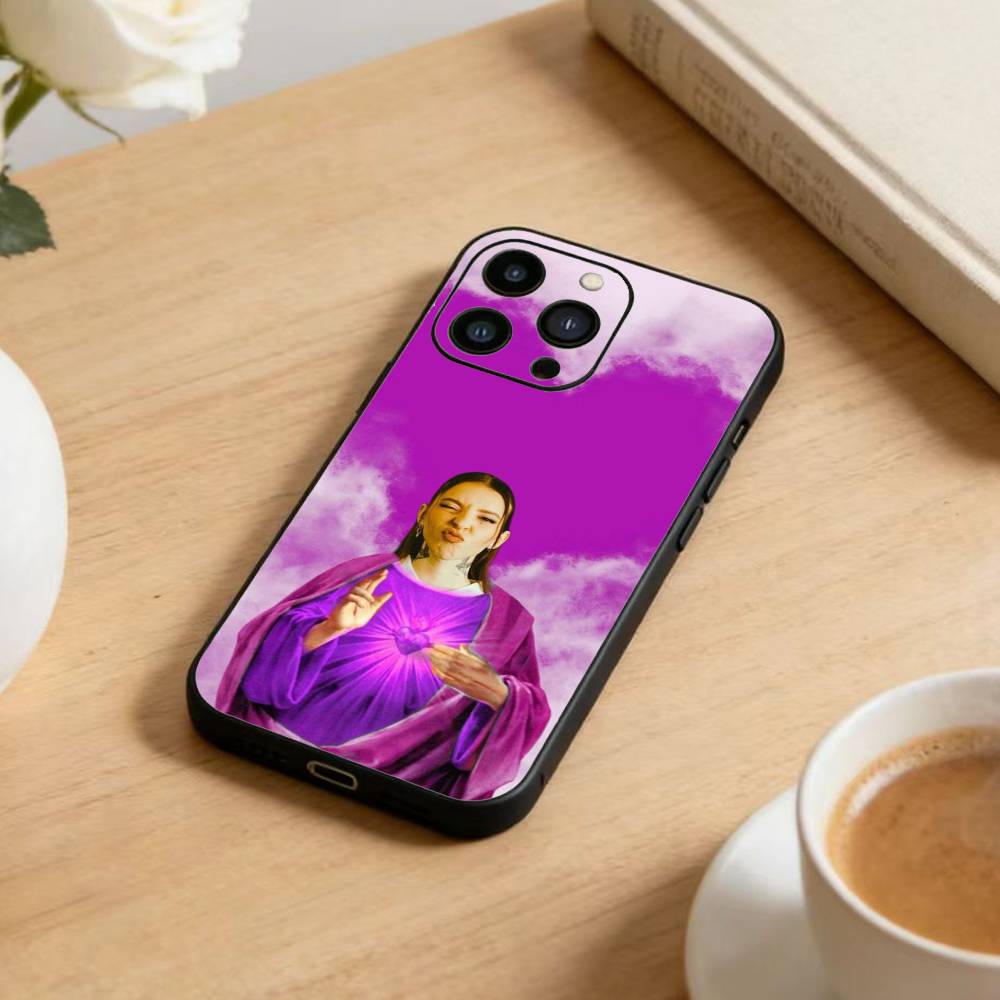 

S-Singer Young M-Miko Phone Case For iPhone17,16,15,14,13,12 Plus,Max Soft Silicone Black Cover iPhone17promax