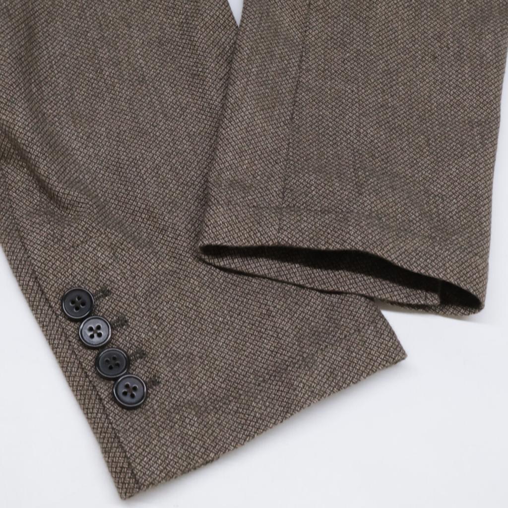 Hermes Authentic Japanese Knitted Silk Cashmere Tailored Jacket Jacket 52 TundraUsed