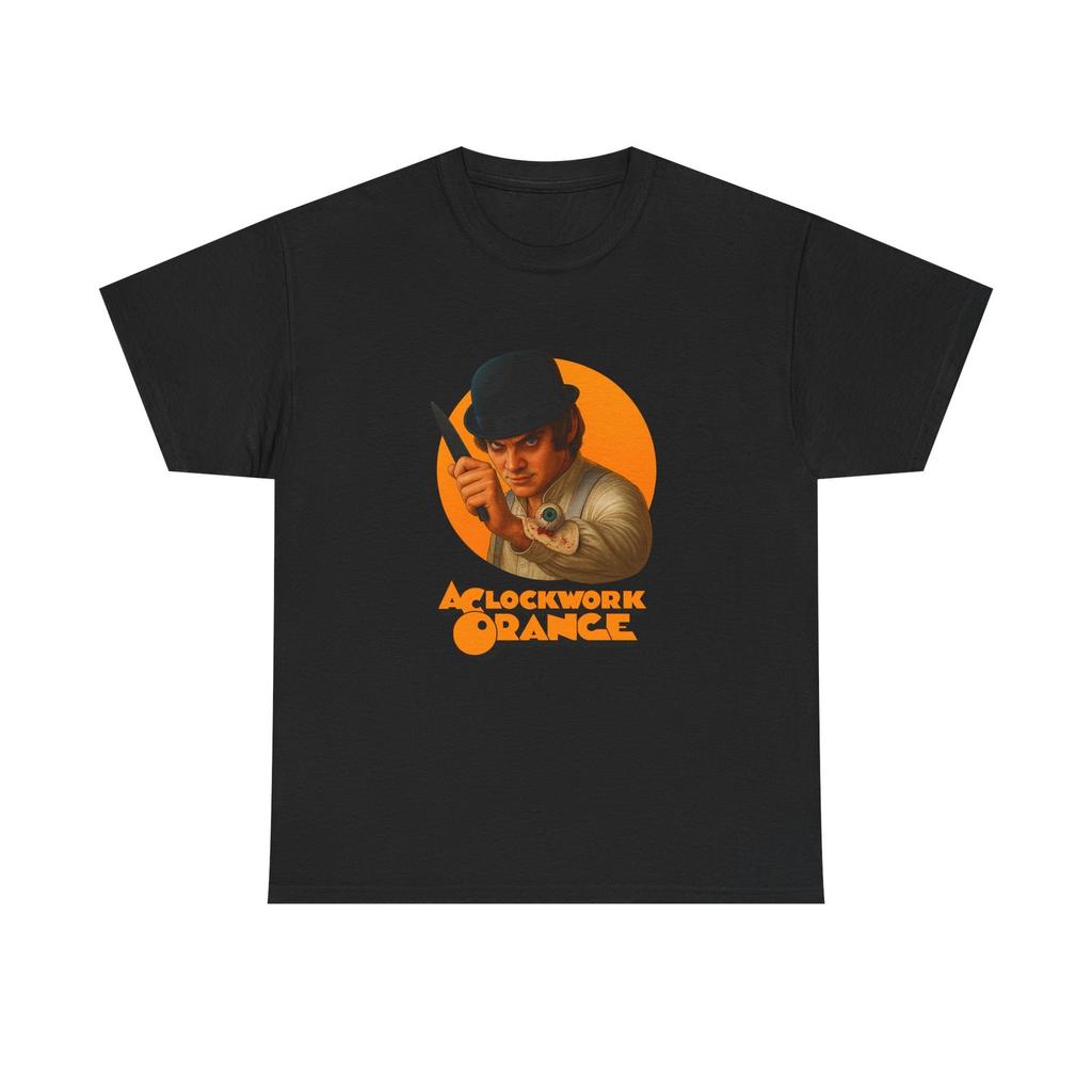 A Clockwork Orange Illustration Tee, Retro Movie Poster Shirt