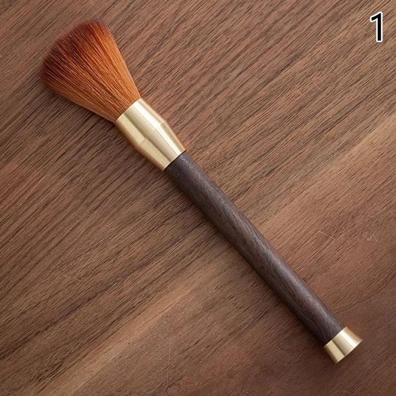 Coffee Grinder Cleaning Brush Wooden Handle Espresso Brush Dusting Coffee Powder Brush Home Kitchen Tool Coffee Accessories