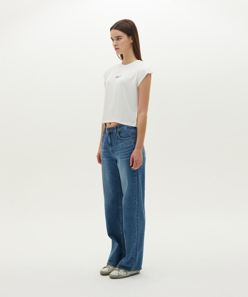 Meuameu Vintage Wide Denim Pants