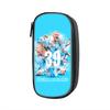 Haaland Pattern Pencil Case Makeup Bag Football Star Pen Bag Student Big Capacity Sports School Supplies Zipper Pencil Pouch