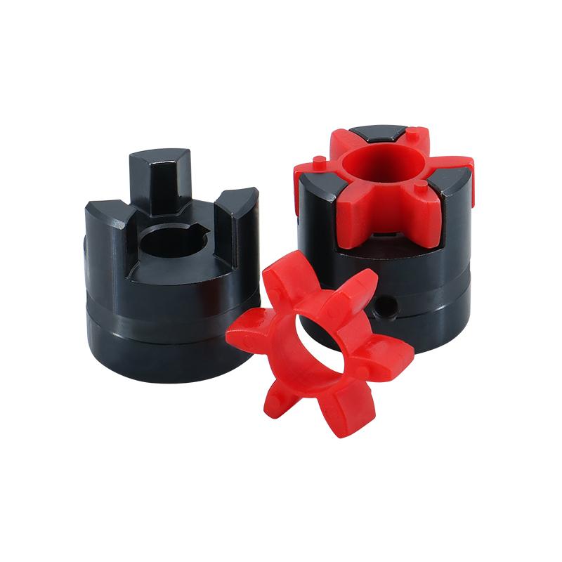 New 45 Steel Material Star Elasticity Couplings XL3 Couplings Plum High Torque Coupler Size Is D=65 L=90 D1&D2 At 15-35MM Choose