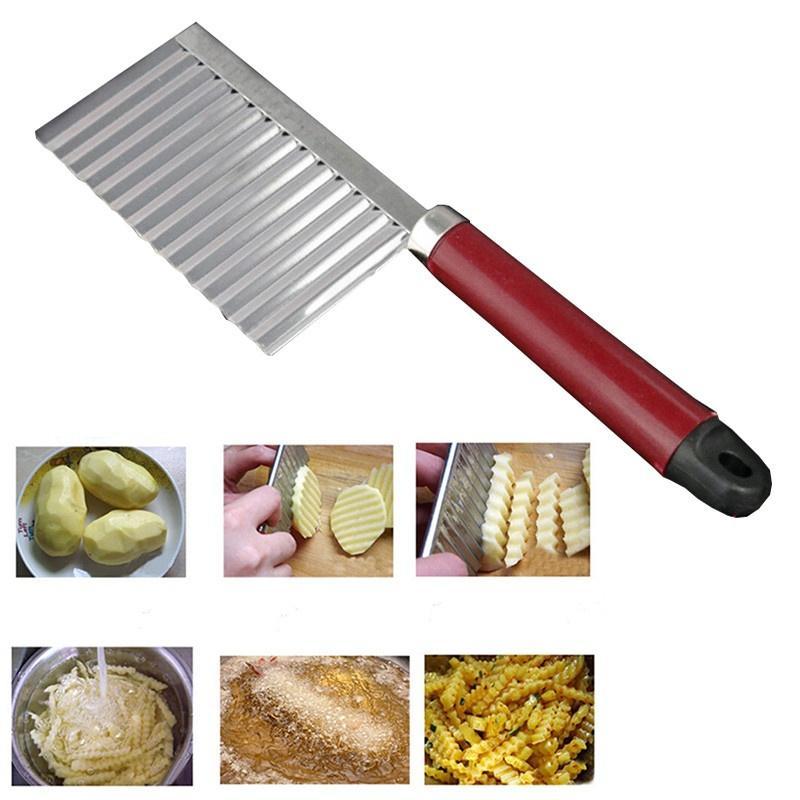 

Многофункциональный нержавеющей стали картофеля Slicer волны