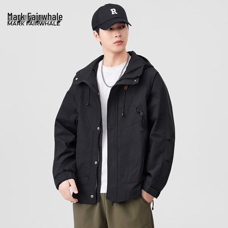 

FAIRWHALE Men s Casual Hooded Jacket 3XL