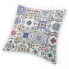 Talavera Decor Mexican Tile Pillowcase Soft Polyester Cushion Cover Decorative Tiles Mexican Pillow Case Cover Chair