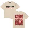 2026 System of A Down Modello Classico Tour Stampa Double Face Morbido Cotone Comfort Manica Corta Unisex Fan Uomo e Donna Maglietta