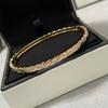 Elegant Diamond Grid Couple Bracelet for Women Simple and Versatile Fashion Jewelry