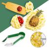 Strawberry Huller Corer Remover Pineapple Eye Remover Long Handle Ergonomic Labor-saving Stainless Steel Scraper Portable Kitchen Gadget