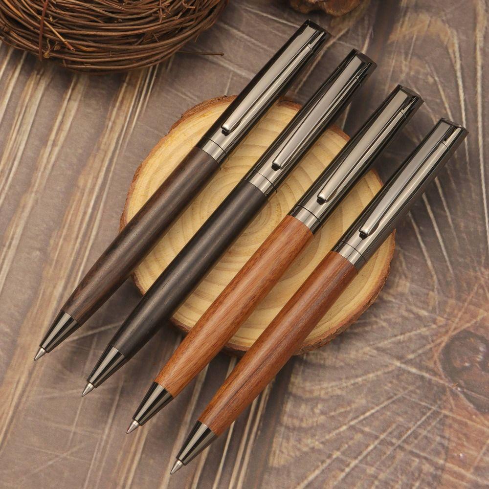 With Case Metal Ballpoint Pen Smooth Writing Black Ink Pen New Gel Pens  School Stationery