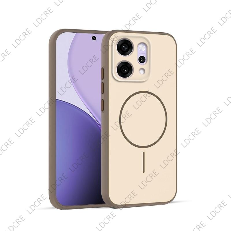 Чехол для Oppo Reno14 Pro Чехол для Oppo Reno14 Pro ТПУ Чехол Ударопрочный Защитный чехол Чехол-накладка Для Oppo Reno14 Pro Oppo Reno14 Reno14 F Non-magnetic&Oppo Reno14 кофейный