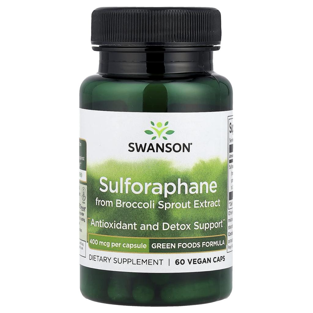 Sulforaphane from Broccoli Sprout Extract, 400Mcg, 60 Vegan Capsules