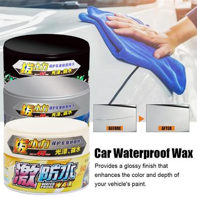NUEVA cera sólida recubierta resistente al agua Soft 99 de alta gama, cera de bloque de agua W65 300 g, cera impermeable para automóvil, accesorios de limpieza para automóvil