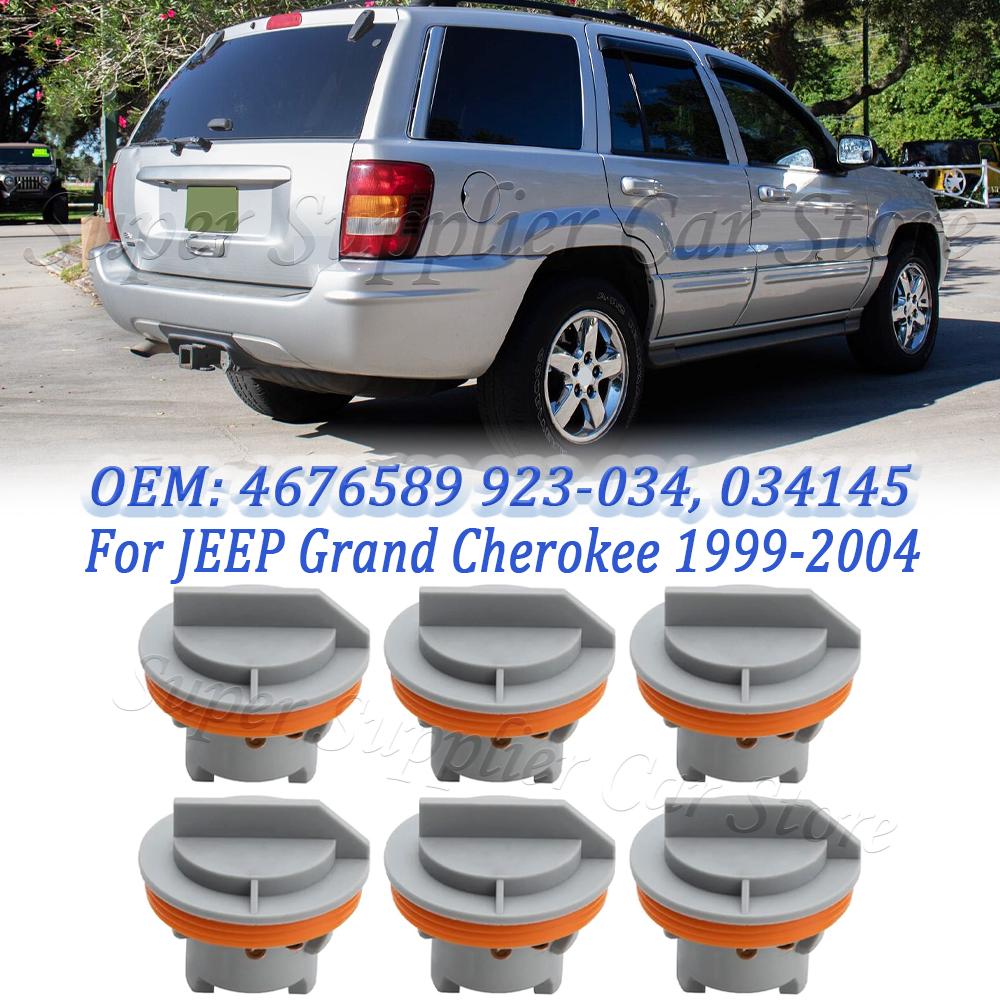 Nowe Dla JEEP Grand Cherokee 1999-2004 Samochodowe Tylne Światło Hamowania Światło Tylne Gniazdo Żarówki Tylnej Zestaw KBS01 6 SZTUK 4676589 923-034 034145