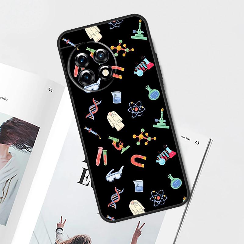 

Science Biology Laboratory Case For OnePlus Nord 5 CE 4 3 Lite N20 N30 OnePlus 15 13 12 11 8 9 10 Pro 12R 13T 13R Cover OnePlus 13