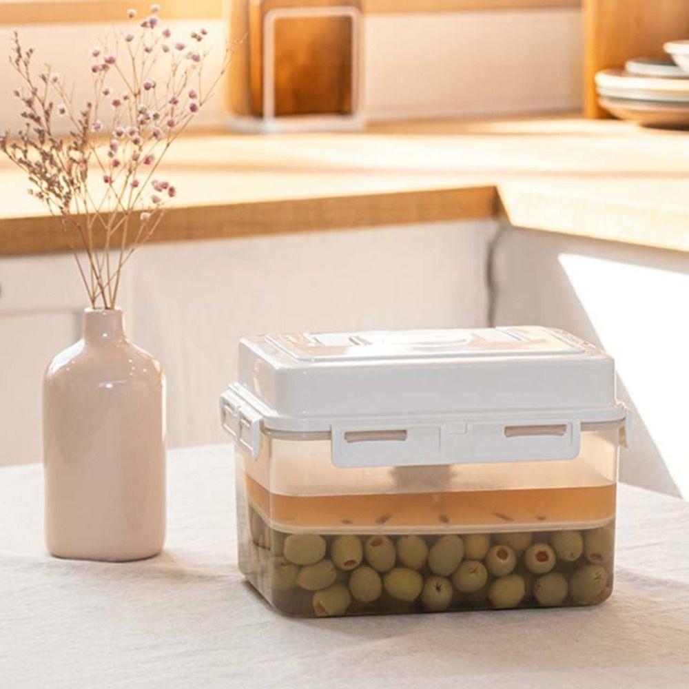 Velkokapacitní nádoba Kimchi Skládací rukojeť Krabice na nakládané potraviny Marinované olivy