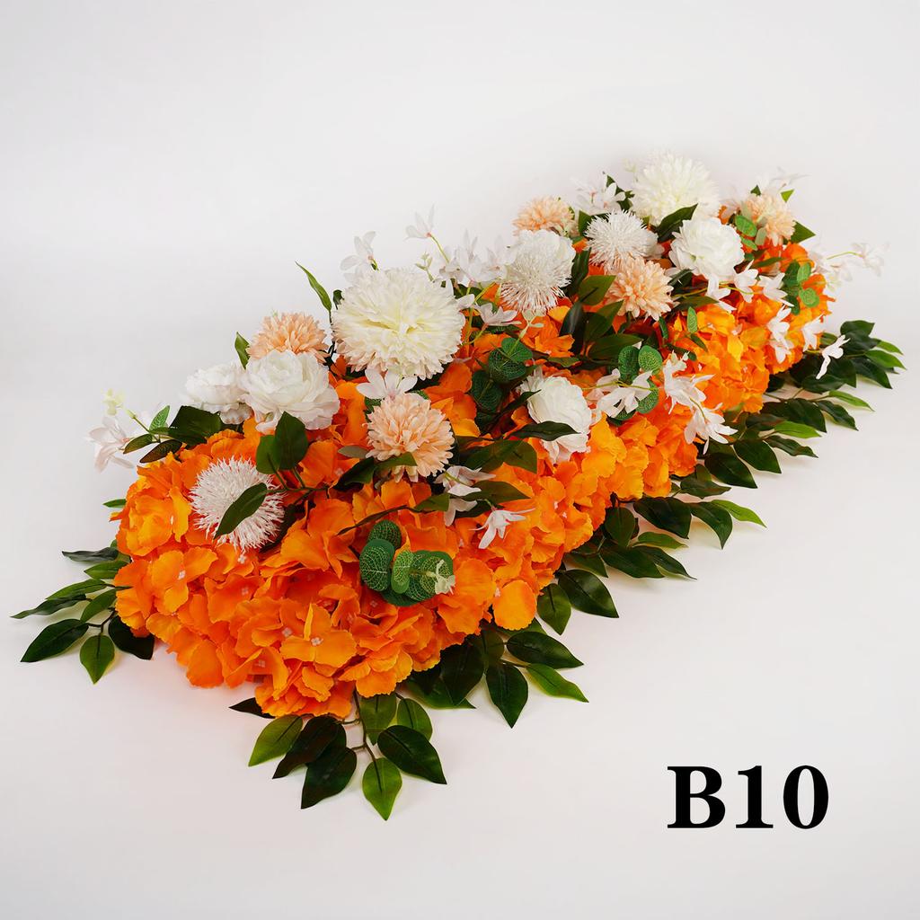 Artificial 100CM Flower Row Wedding Table Flower Floor Row Arrangement Flower Background Party Flower Decoration