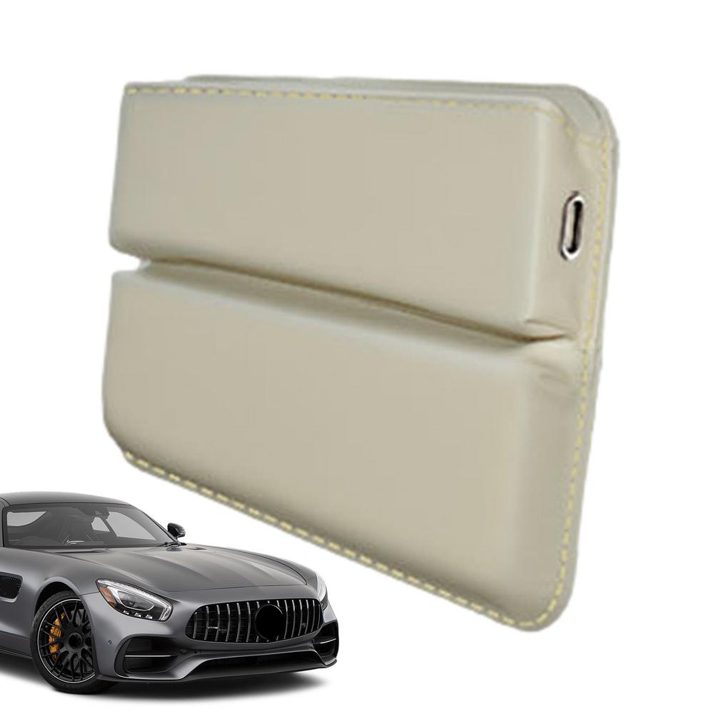 

Автомобильный ящик для хранения в щели Водонепроницаемый уловитель щели на боковом сиденье Карман для салона автомобиля из ПУ кожи Автомобильные аксессуары Автомобильная организация Для бежевый