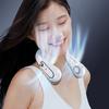 Bladeless Portable Neck Fan USB Rechargeable Mini Cooling Fan Silent Hands-Free Wearable Neck Cooler for Outdoor Travel