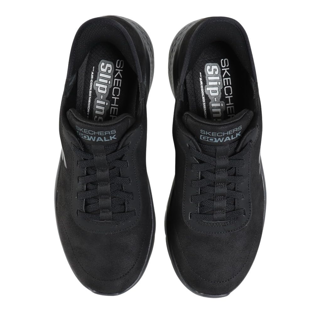 Skechers Go Walk Wygodne Wszechstronne Lekkie Niskie Codzienne Buty Męskie sneakersy Czarne 216326-BBK