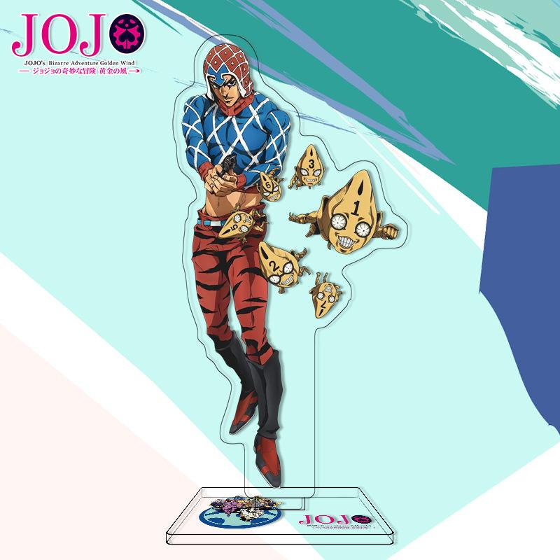 JOJO s Bizarre Adventure Golden Wind Anime Acrylic Standee Character Display Figurine Dropshipping Anime Merchandise