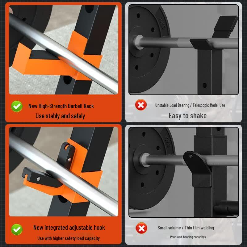 Aichen Adjustable Bench Press & Squat Rack Training System