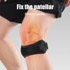 Patella Kneecap Band Adjustable Silicone Knee Tendon Strap Protector Knee Pad Shock Absorption Running Sports Gym Knee Support
