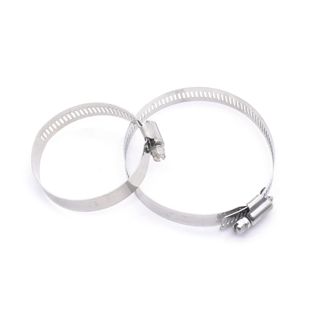 1PCS Hose Clamp 6-12 13-19 21-44 27-51 33-57 52-76 65-89 78-101 91-114mm Stainless Steel Pipe Clip Adjustable Screw Worm Drive