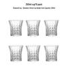 Hanton Hochtemperatur-Kristallglas-Becher mit Halter (6 Pack)