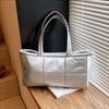 Super Fire Space Down Cotton Jacket Bag Women's Large-capacity Casual Tote Light Niche One-shoulder Underarm