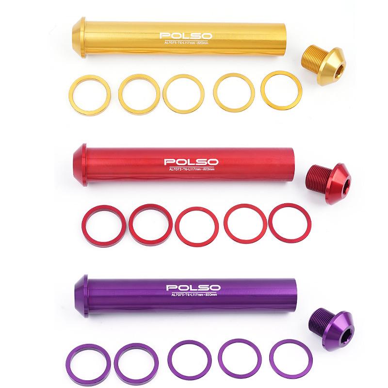 High-Strength BMX Thru-Axle Peg with 100x20 Aluminum Alloy Front Hub