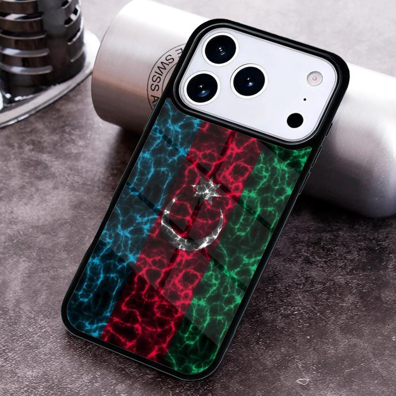 Azerbaijan Flag Phone Case For iPhone 17 16 15 14 13 12 11 Pro Max Plus 17Air Soft Silicone Cover